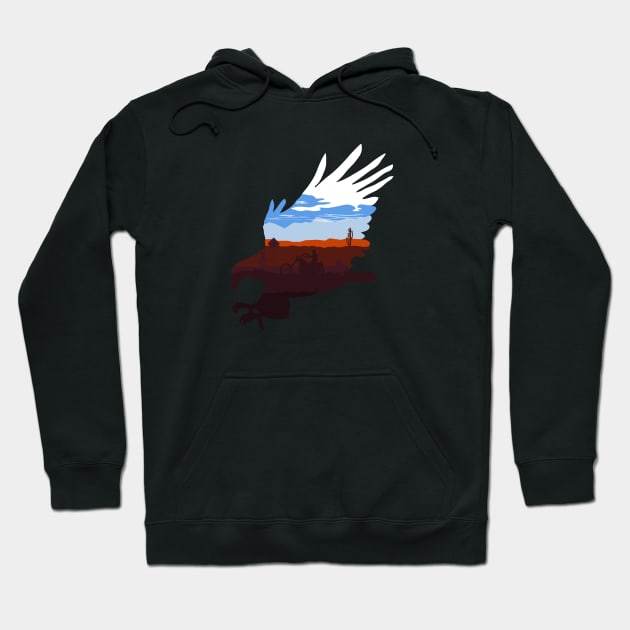 Eagle Highway Hoodie by LordNeckbeard